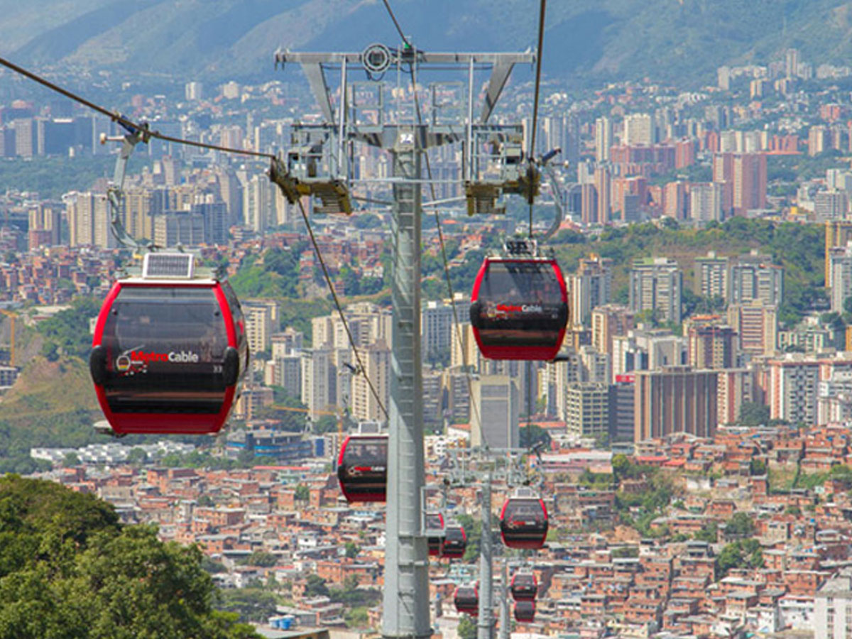 Cable Car In Carcas Venezuela